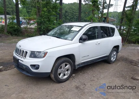 2014 Jeep Compass Sport из США, поврежденный, VIN 1C4NJCBA1ED777250
